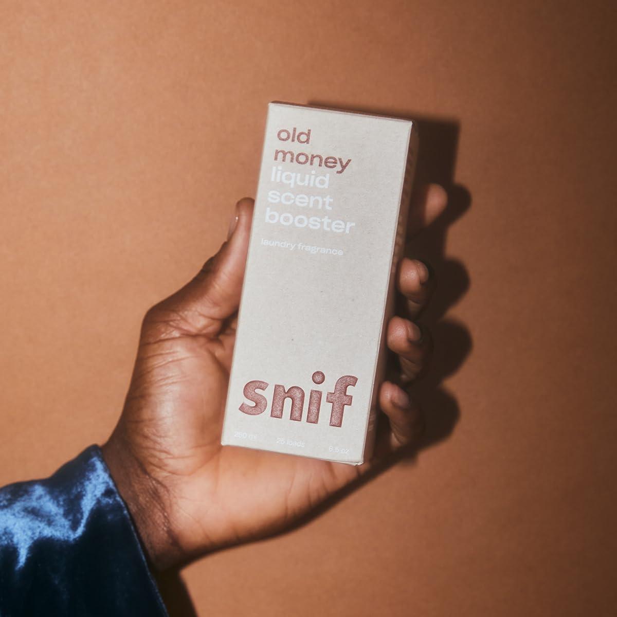 imageSnif Signature Spin Scent Booster Classic Clean and Crisp Scent 25 Loads NonIrritating to Skin Clean NonToxic Vegan Cruelty Free 85ozOld Money