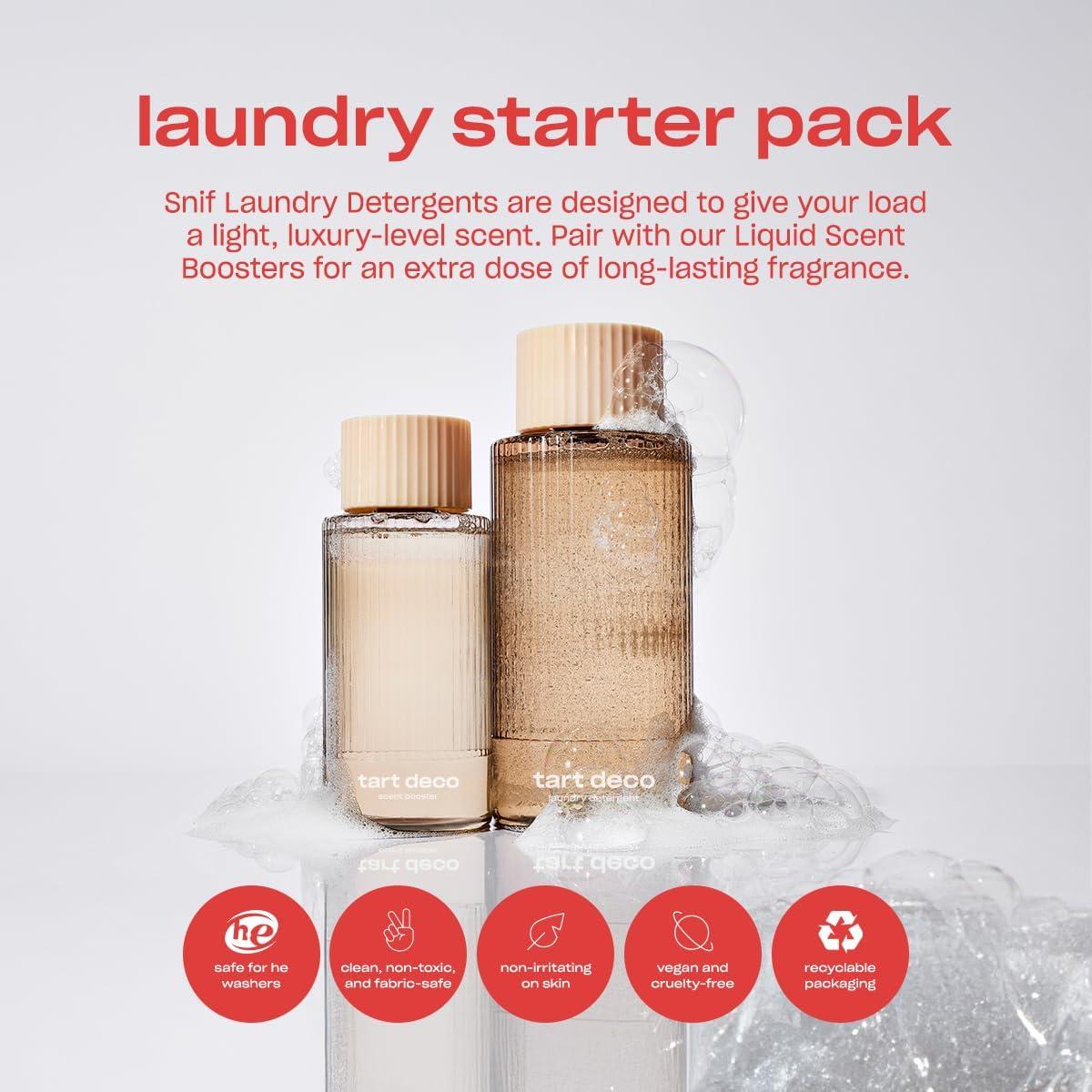 imageSnif Sweet Ash Laundry Detergent Low Key Sweet and Earthy Scent 64 Loads NonIrritating to Skin Clean NonToxic Vegan Cruelty Free 32ozTart Deco