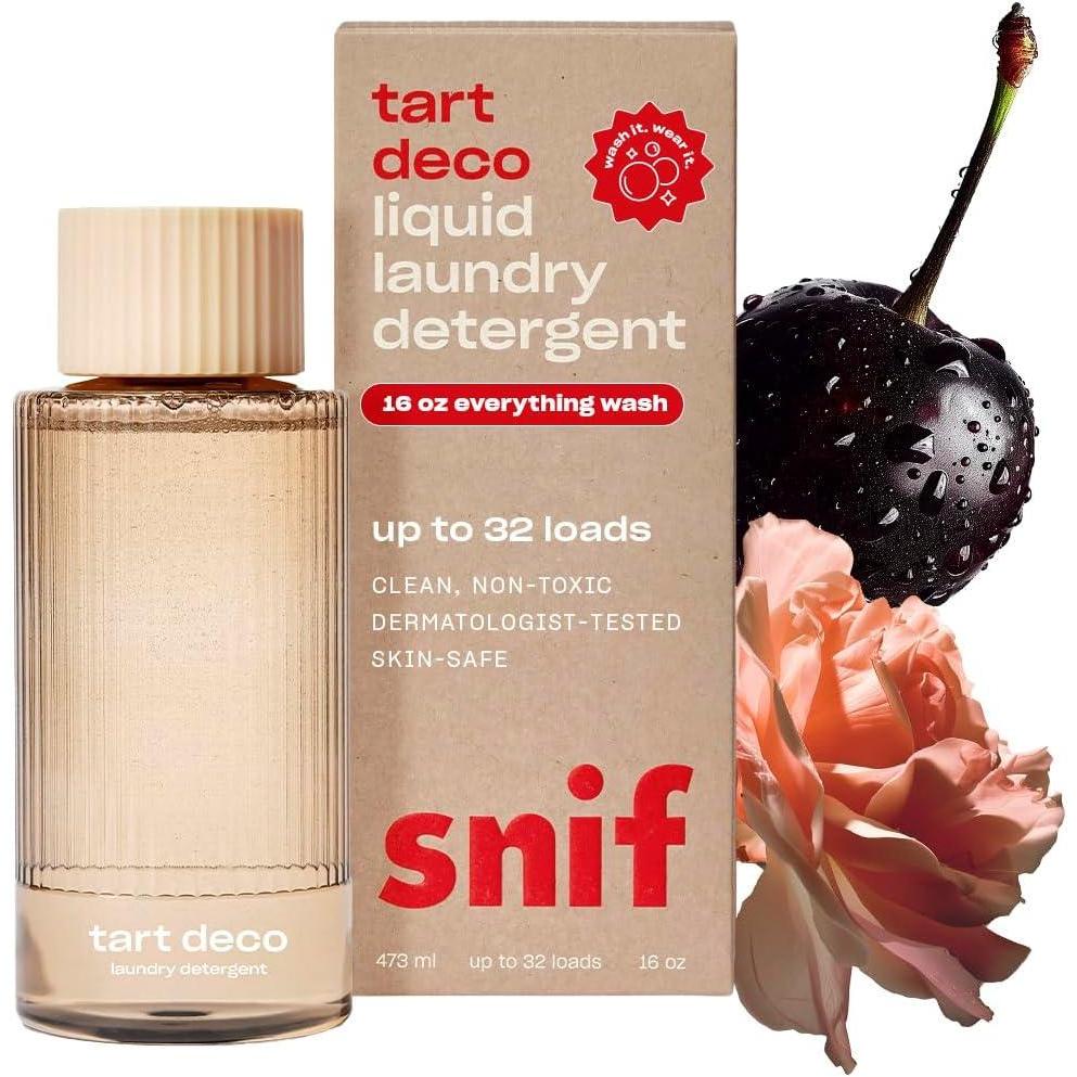 imageSnif Sweet Ash Laundry Detergent Low Key Sweet and Earthy Scent 64 Loads NonIrritating to Skin Clean NonToxic Vegan Cruelty Free 32ozTart Deco